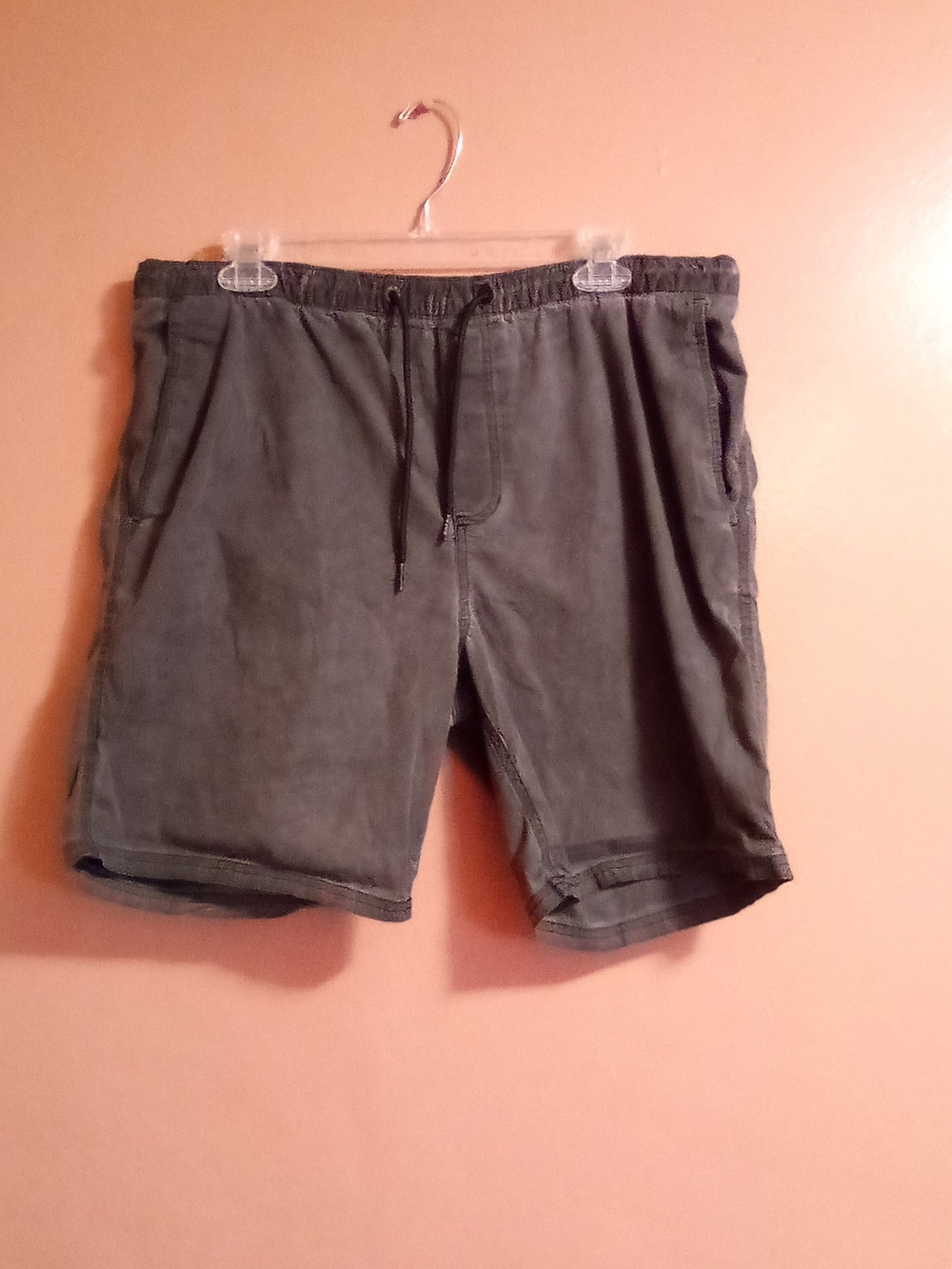 Tavik Men's Charcoal Drawstring Athletic Shorts ( Bag C )